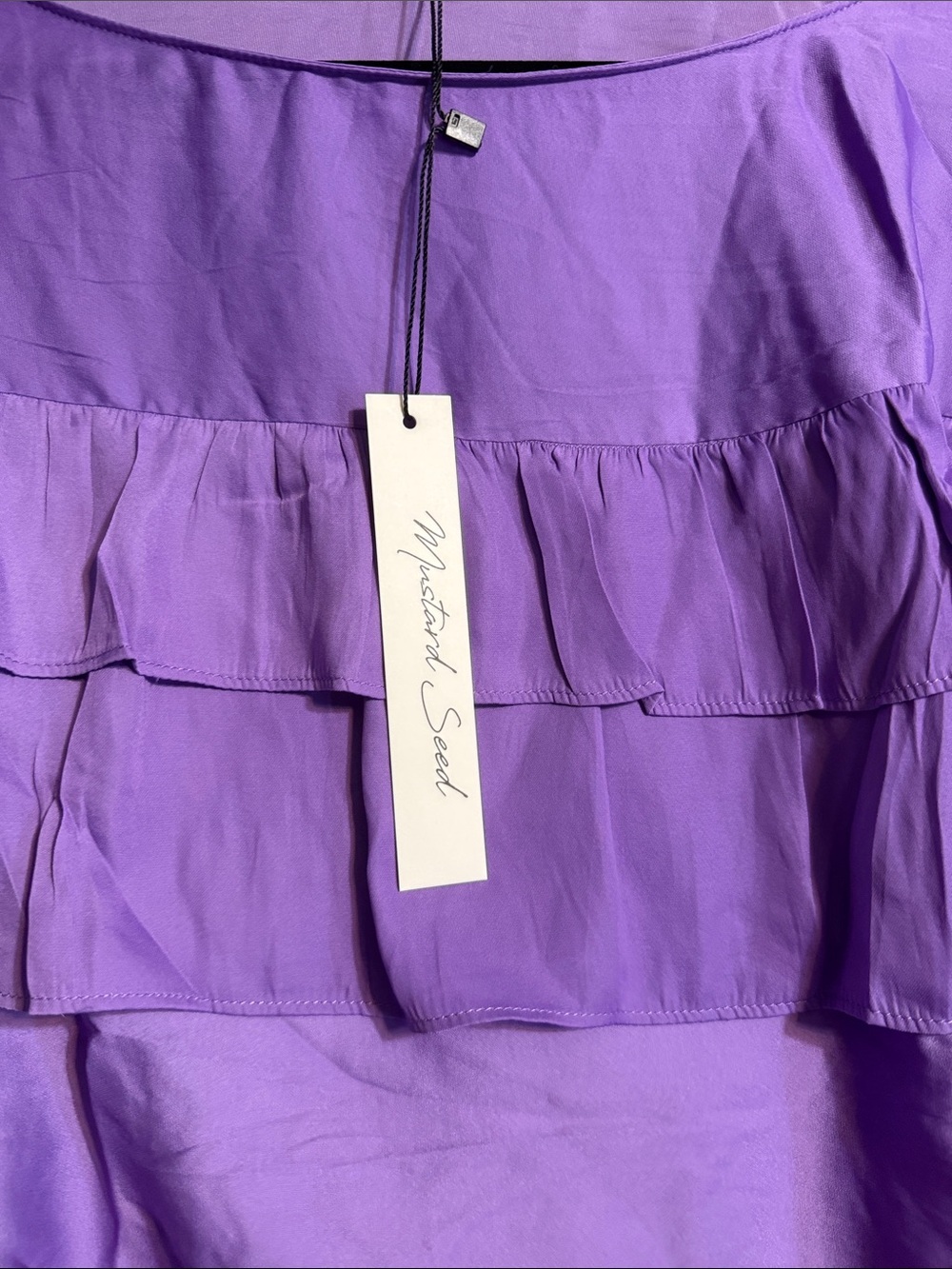 Lilac Ruffled Long Sleeve Top - Picture 2 of 4